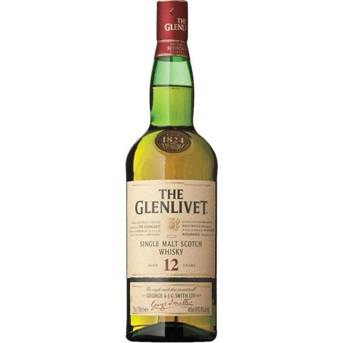 Glenlivet 12 Year Scotch 750mL