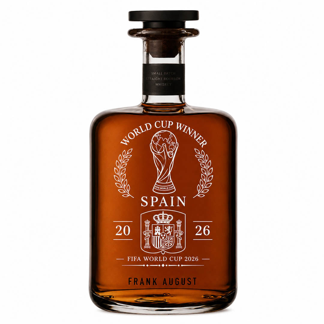 Engraved Frank August World Cup Champion: Spain 750 mL