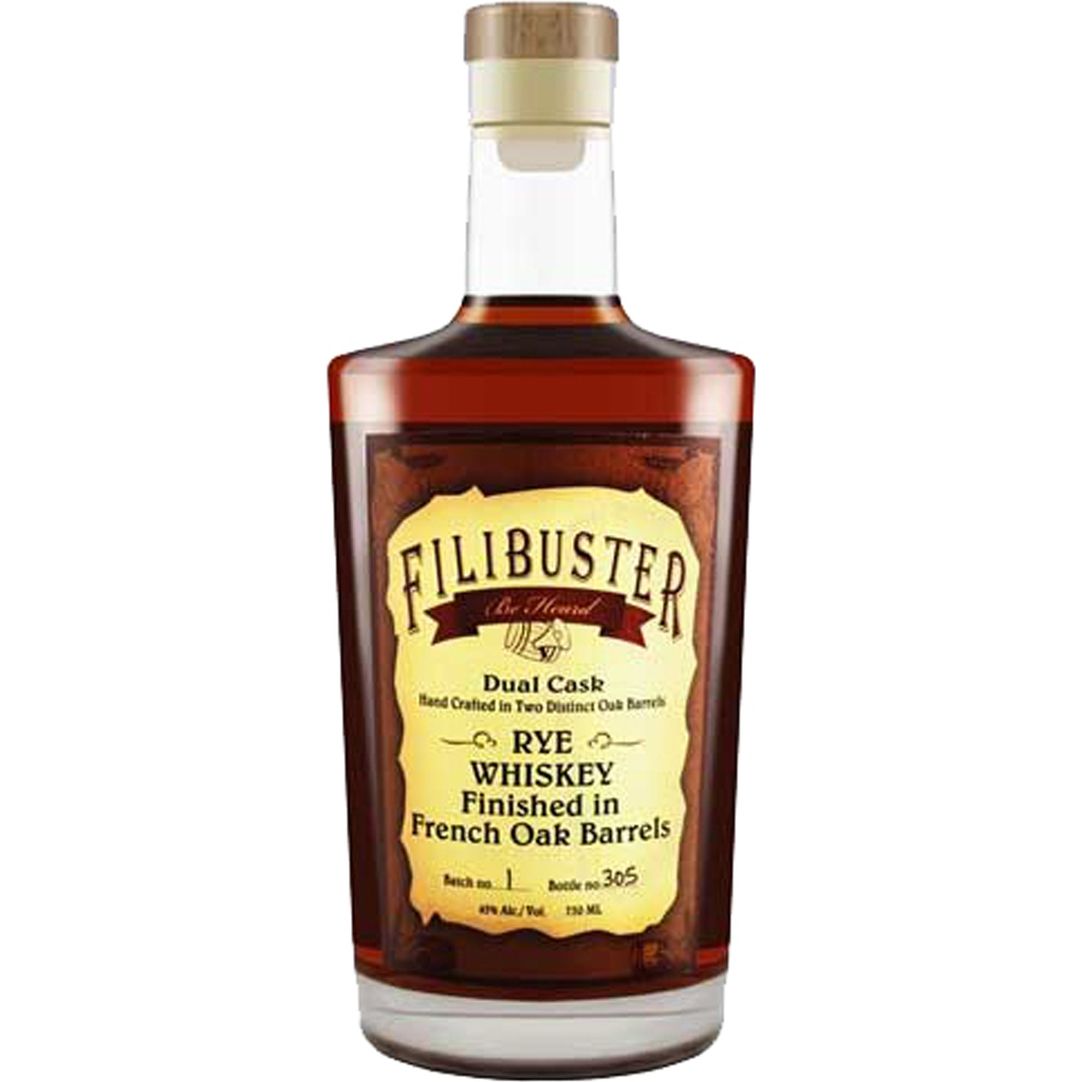 Filibuster Dual Cask Rye Whiskey