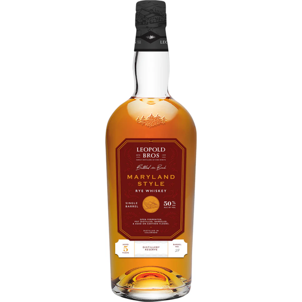 Leopold Bros Maryland Style Rye Whiskey 750mL
