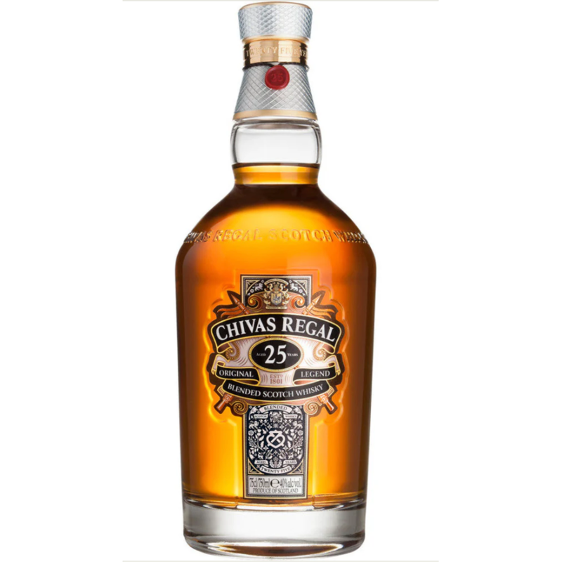 Chivas Regal Blended Scotch Whisky 25 Year Old 750mL