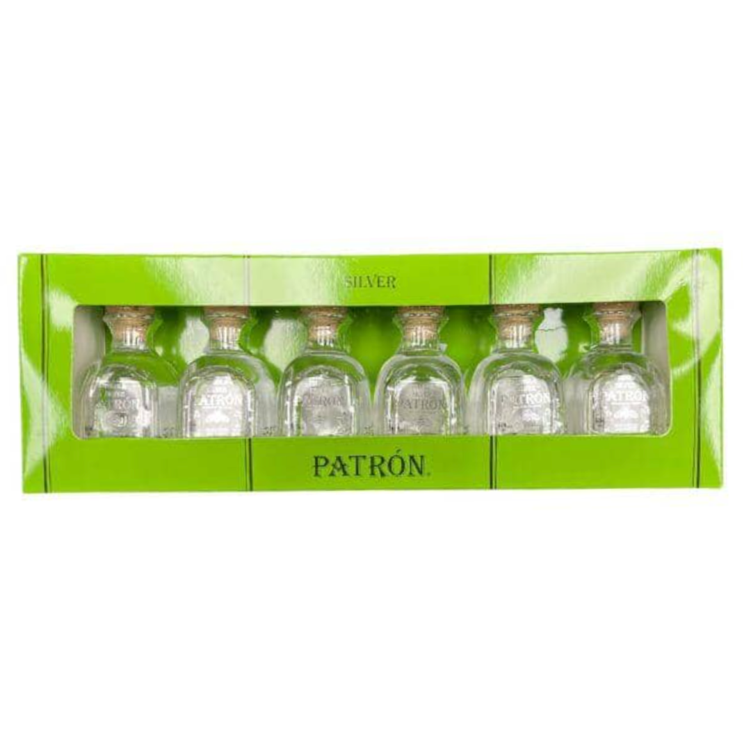 Patron Silver Tequila 6 Pack Shots