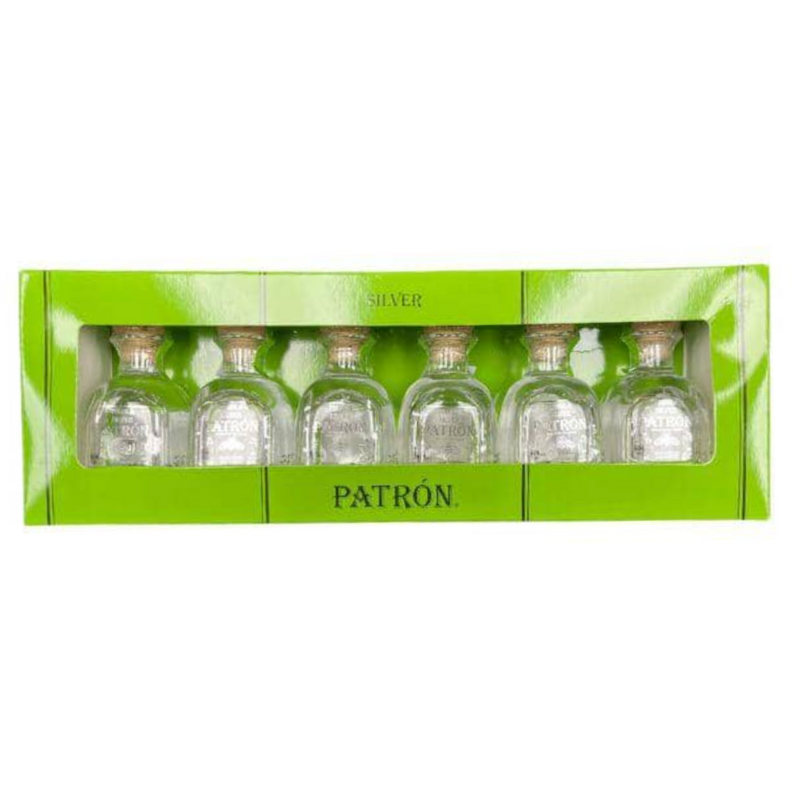 Patron Silver Tequila 6 Pack Shots