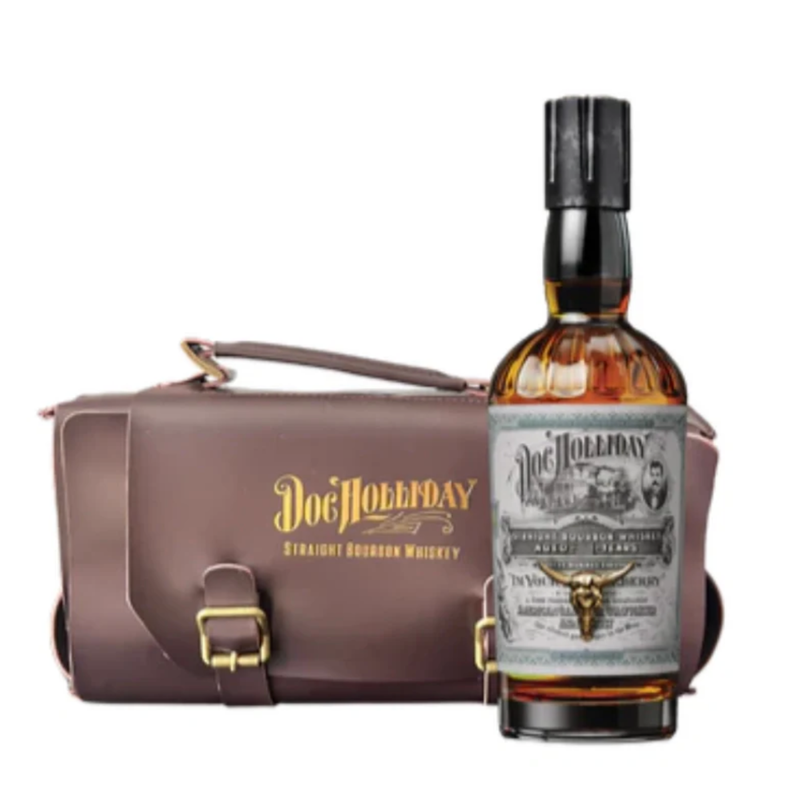 Doc Holliday 13 Year Bourbon Physician Bag Set Limited Edition 750mL