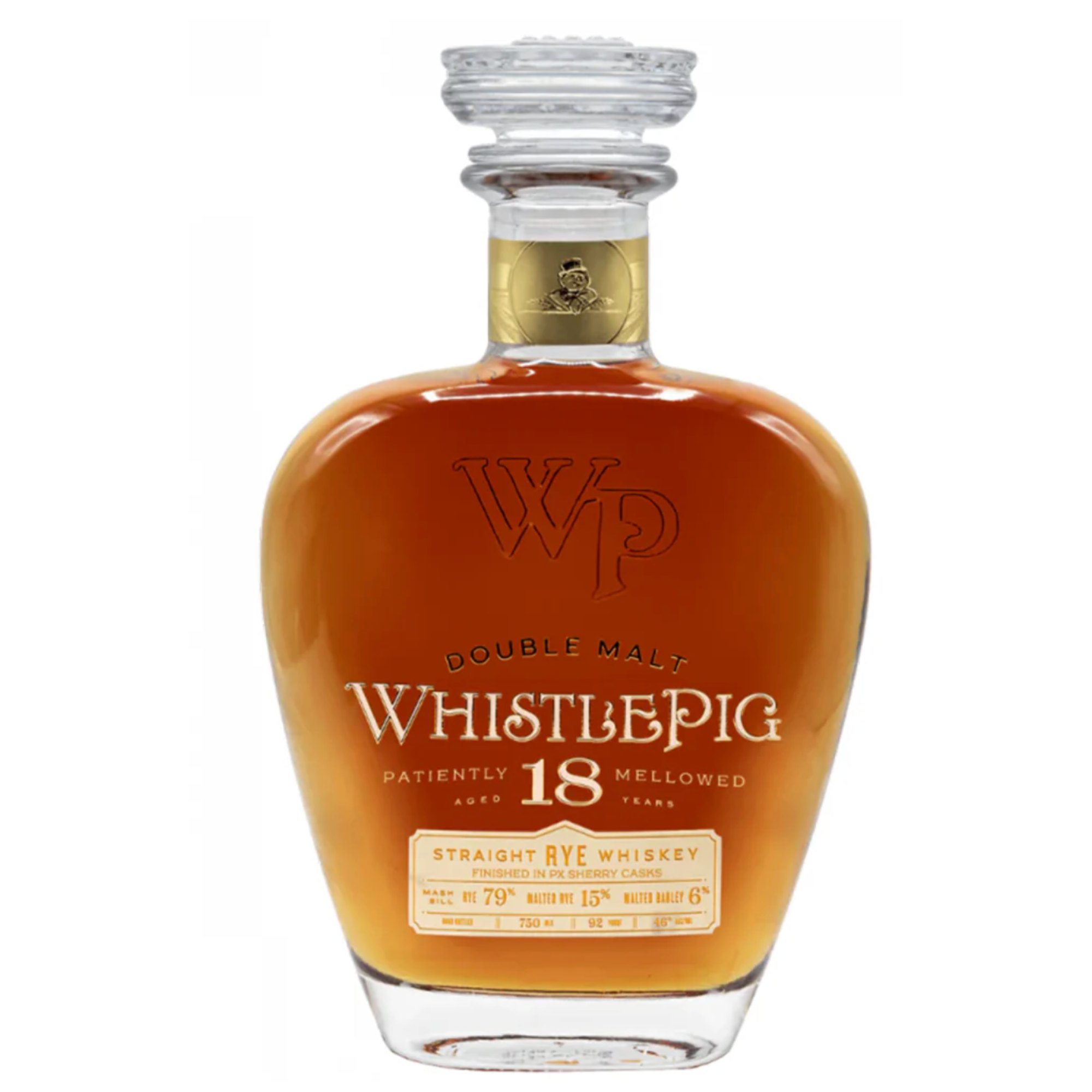 WhistlePig 18 Double Malt Finished In PX Sherry Casks 4th Edition