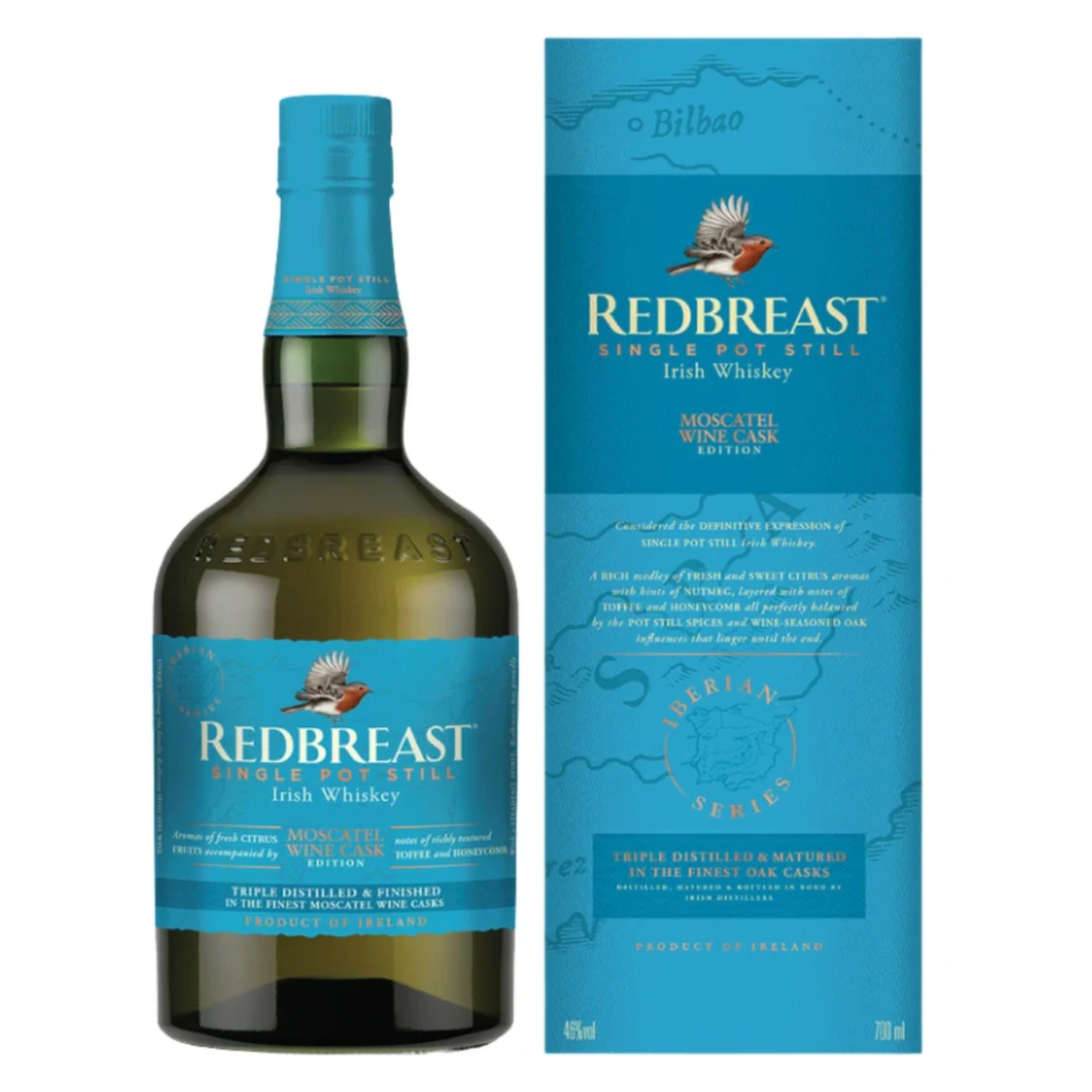 Redbreast Moscatel Wine Cask Single Pot Still Irish Whiskey 750mL