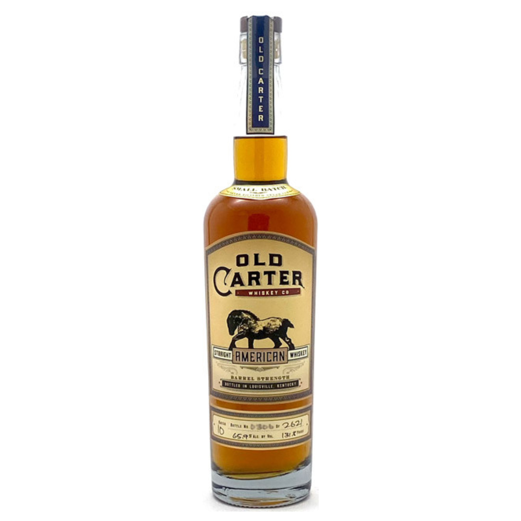 Old Carter Straight American Whiskey Barrel Strength Batch #10 750mL