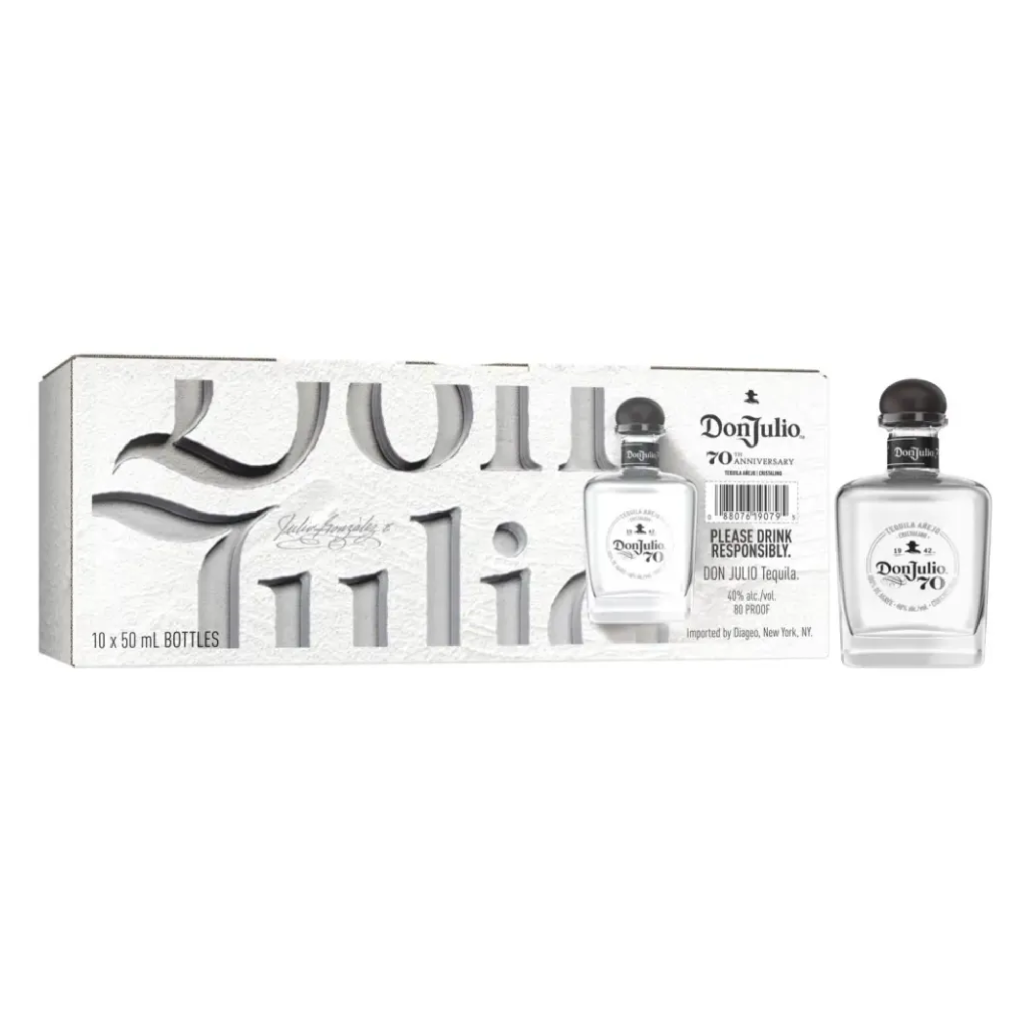 Don Julio Anejo 70th Anniversary Tequila 50mL X 10 Pack