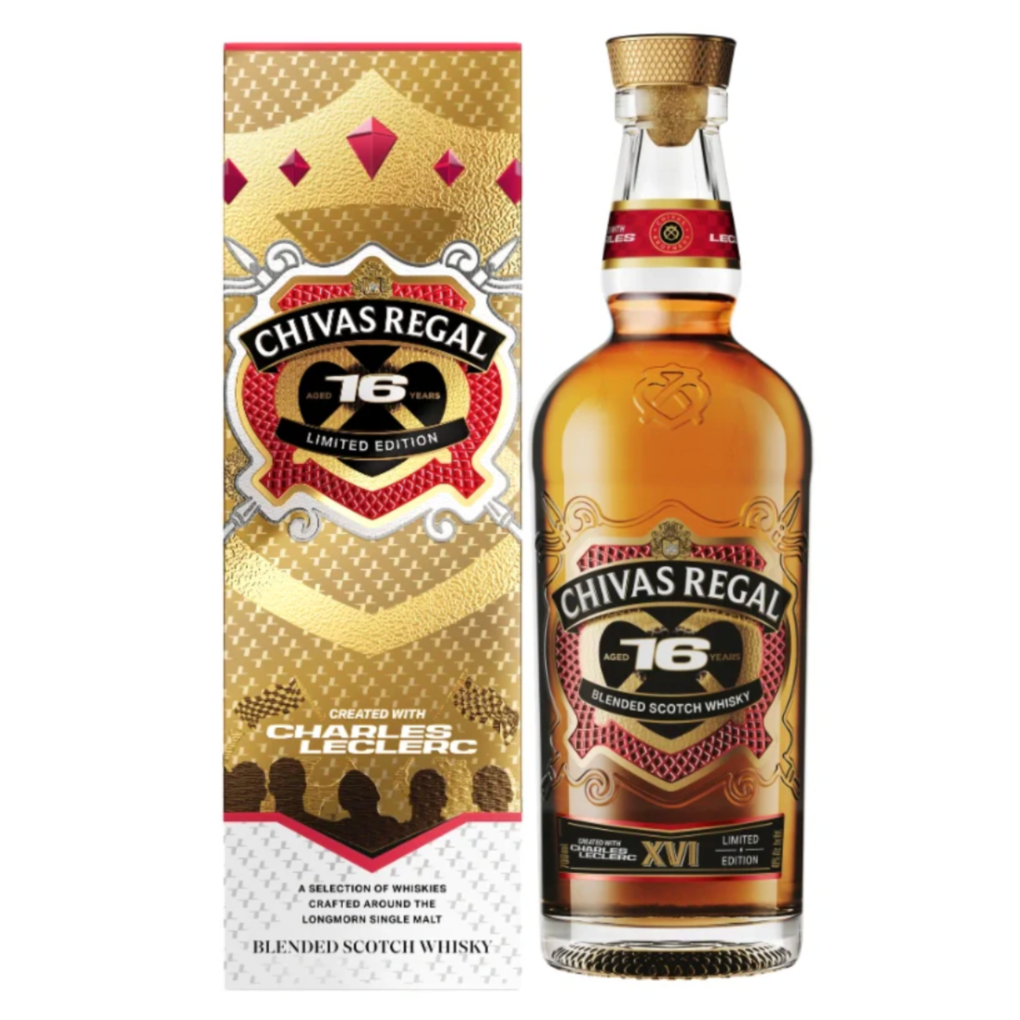 Chivas Regal x Charles Leclerc 16 Year Scotch Whisky 700mL