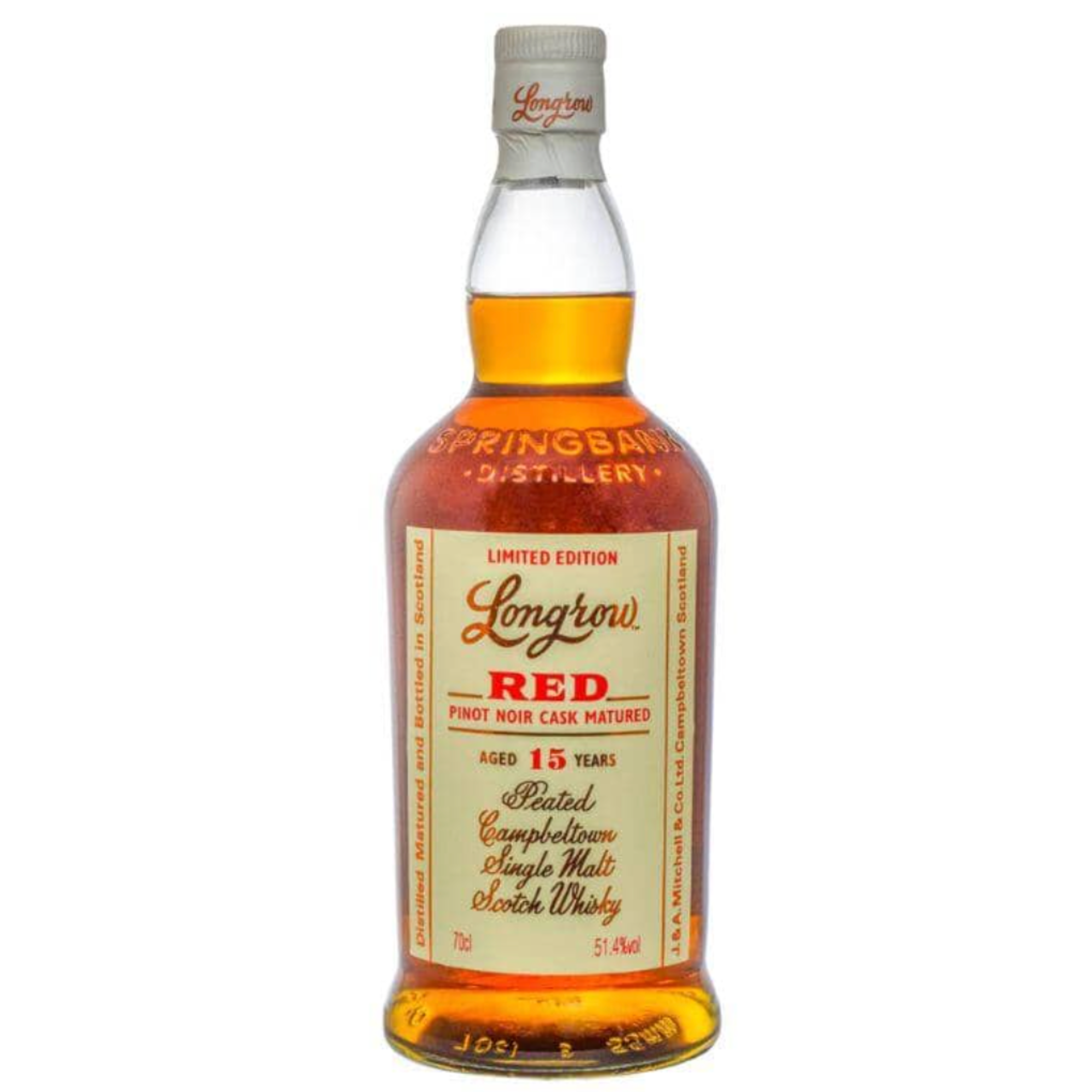 Longrow Red 15 Year Pinot Noir Cask Matured Limited Edition Scotch 750mL