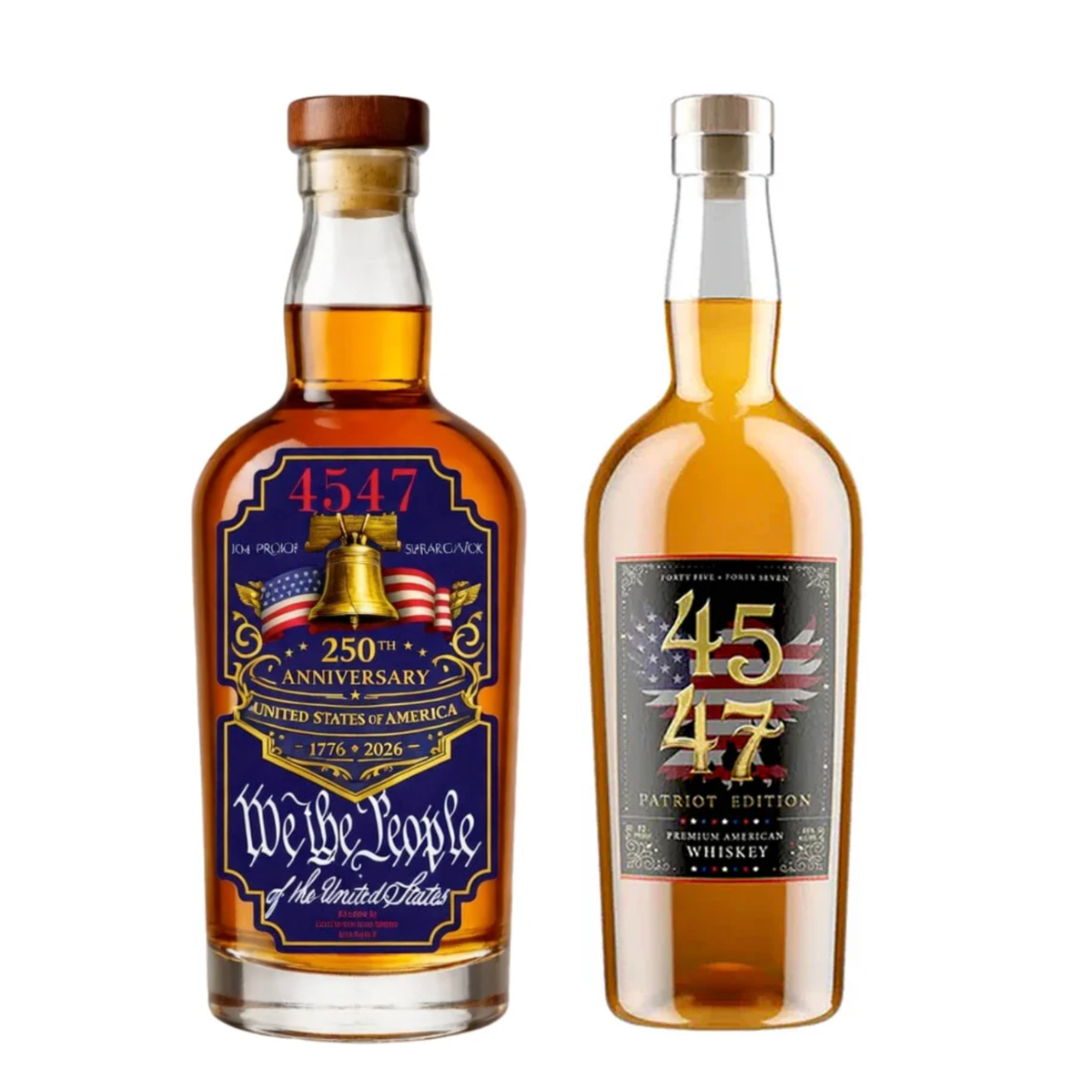 45 & 47 Patriot Edition & 250th Anniversary Tennessee Bourbon Whiskey 2026 Value Bundle
