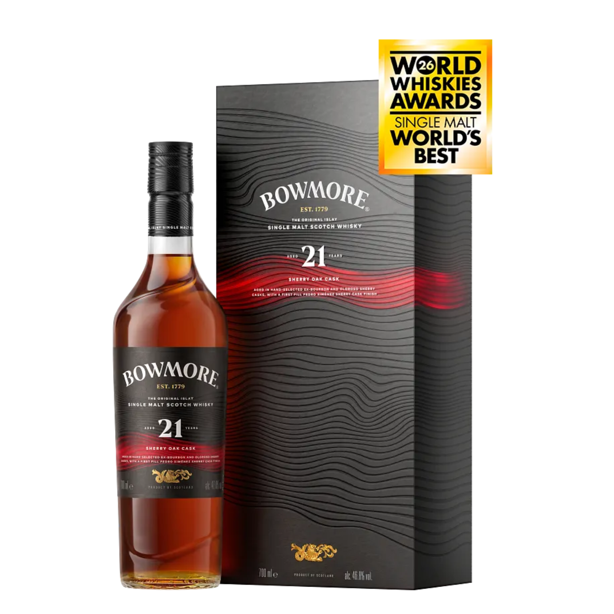 Bowmore 21 Year Old Sherry Oak Cask 750mL