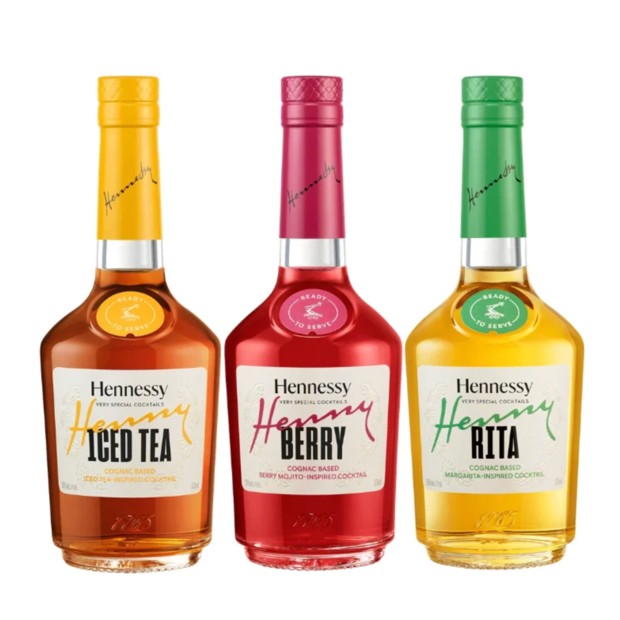 Hennessy Ready-to-Serve Cocktail Variety Bundle 3 x 375mL