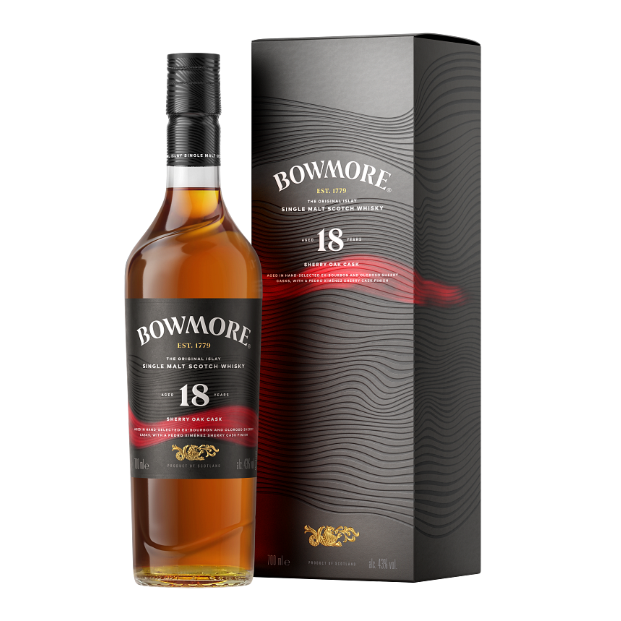Bowmore 18 Year Old Sherry Cask Scotch 750mL