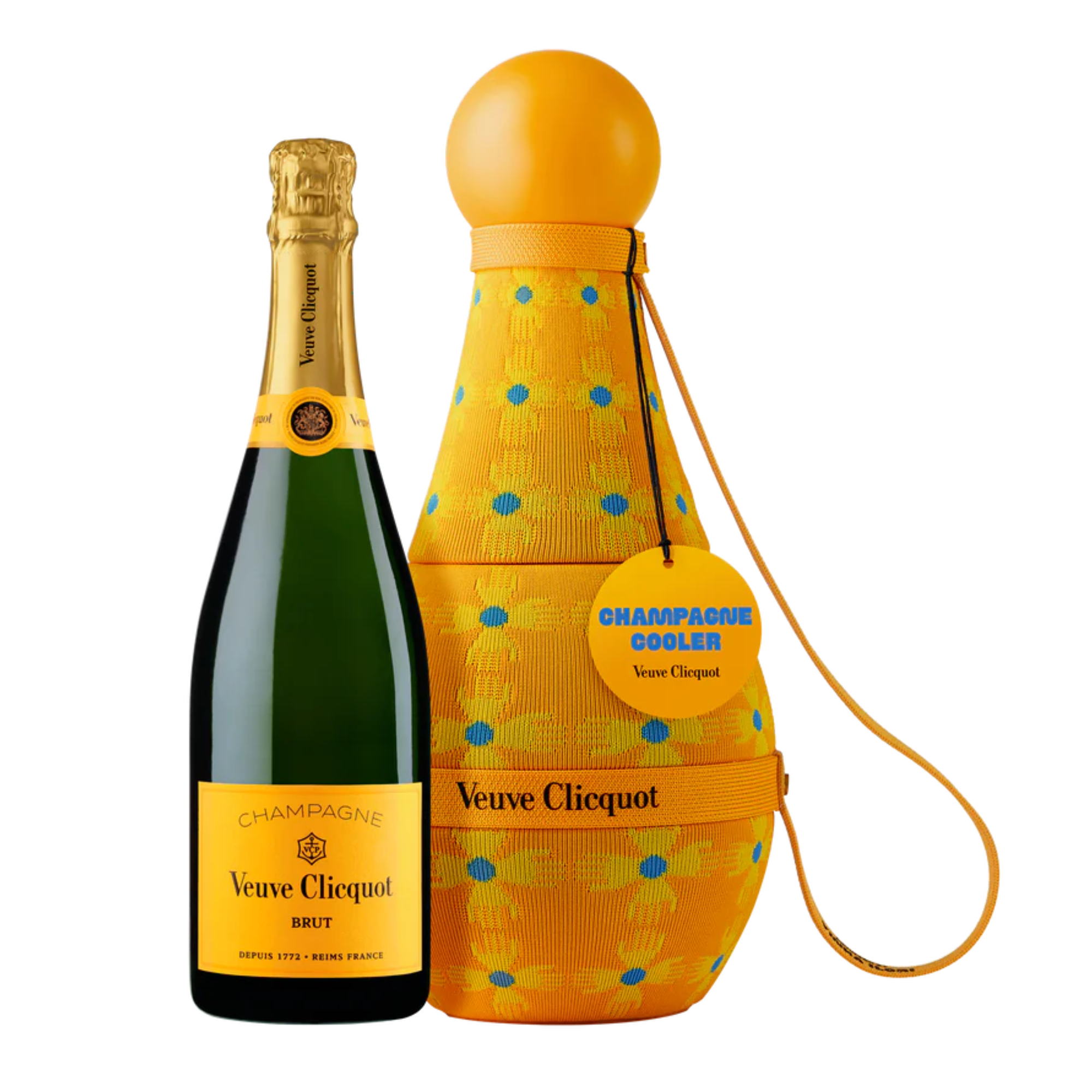 Veuve Clicquot Brut Yellow Label Yinka Ilori Sun Totem Cooler Gift Box 750mL