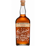 Engraved Christmas Traveller Whiskey 750 mL