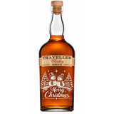 Engraved Christmas Traveller Whiskey 750 mL