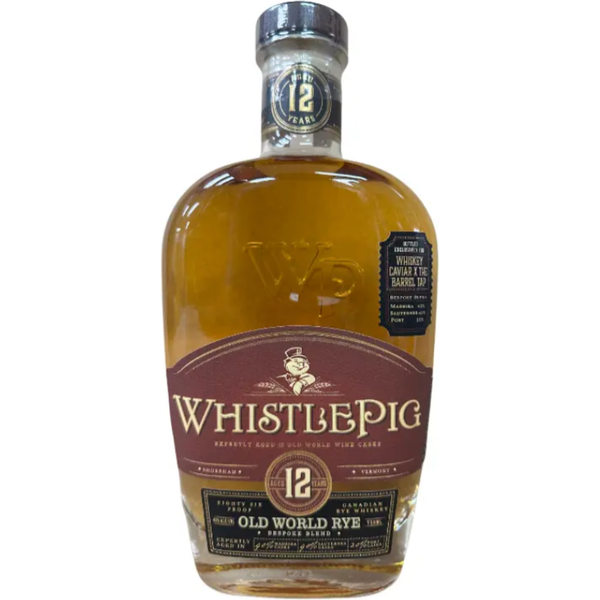 WhistlePig 12 Year Old "All Ryes Are Equal But Some Ryes Are More Equal Than Others" Single Barrel World Rye Whiskey 750mL