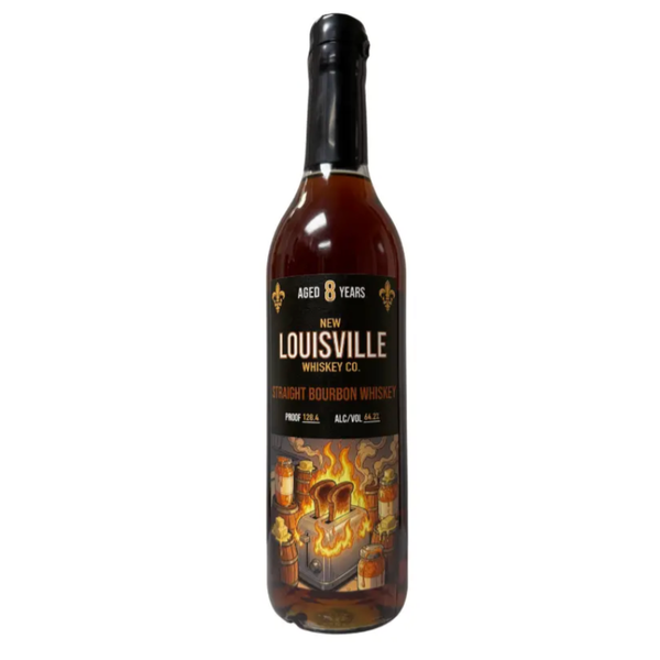 Nulu New Louisville Whiskey Co. 8 Year Bourbon 'West Coast Toast' 128.4 Proof 750mL