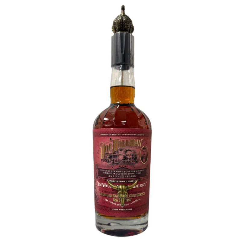 Doc Holliday 13 Year Single Barrel Sherry Cask Finish Bourbon w/ Turkey Topper 750mL