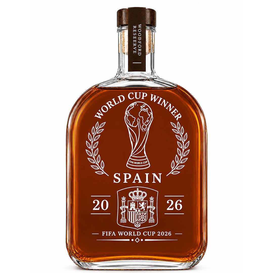 Engraved Woodford Reserve World Cup Champion: Spain 750 mL