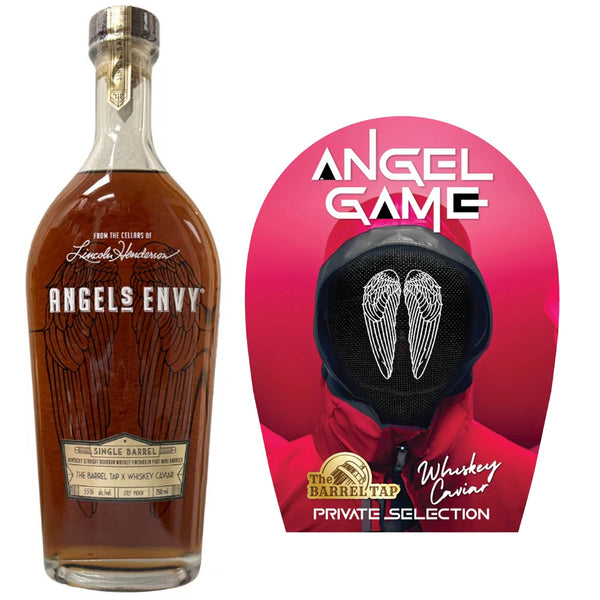 Angel's Envy x Whiskey Caviar "Angel Game" Private Selection Single Barrel Bourbon 750 mL
