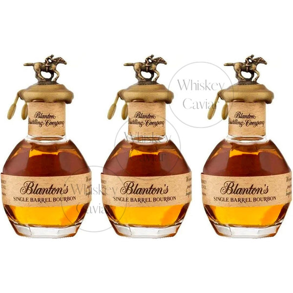 Blanton's Miniature Bourbon 50 mL Pack of 3