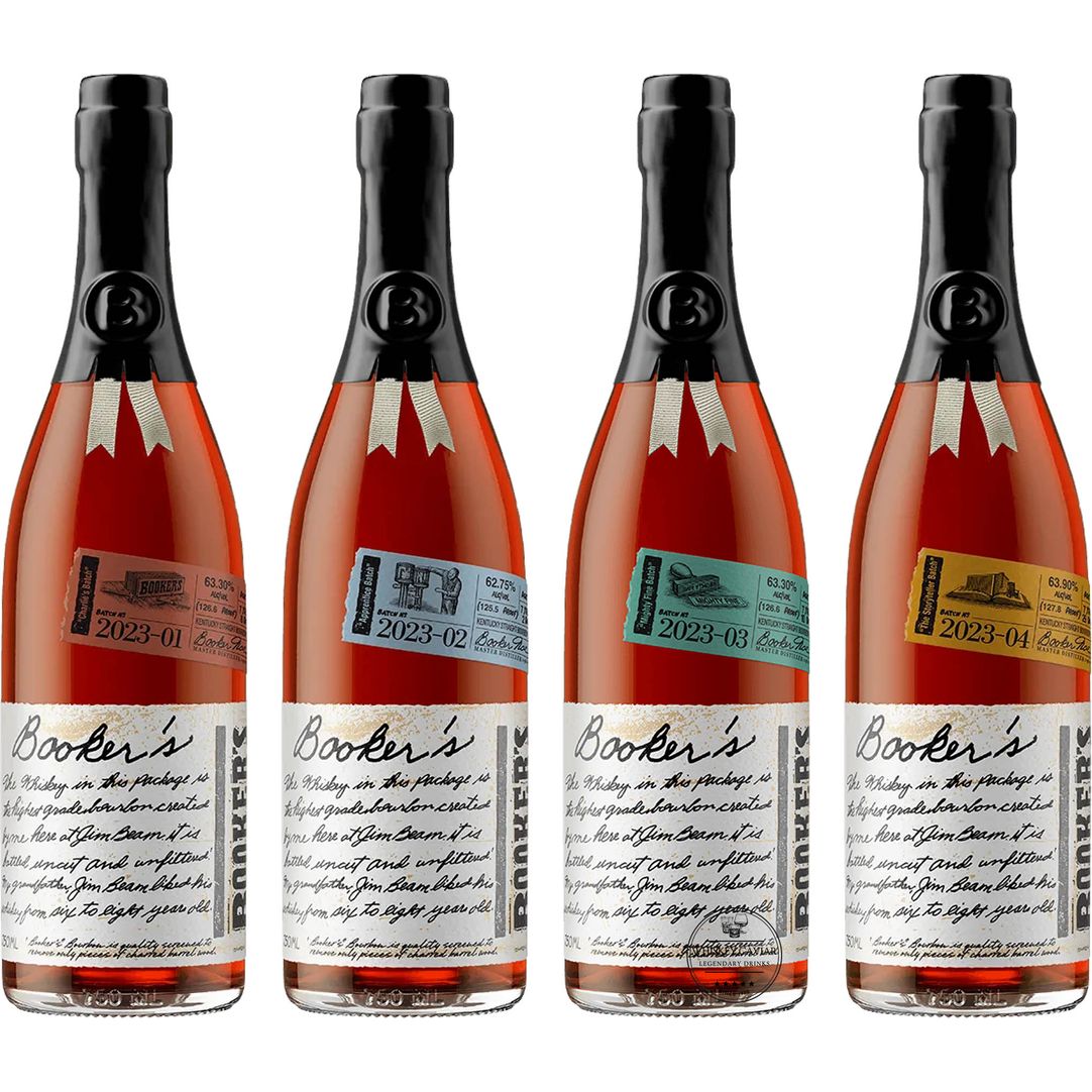 2023 Booker's Complete Collection 01, 02, 03, & 04 750 mL