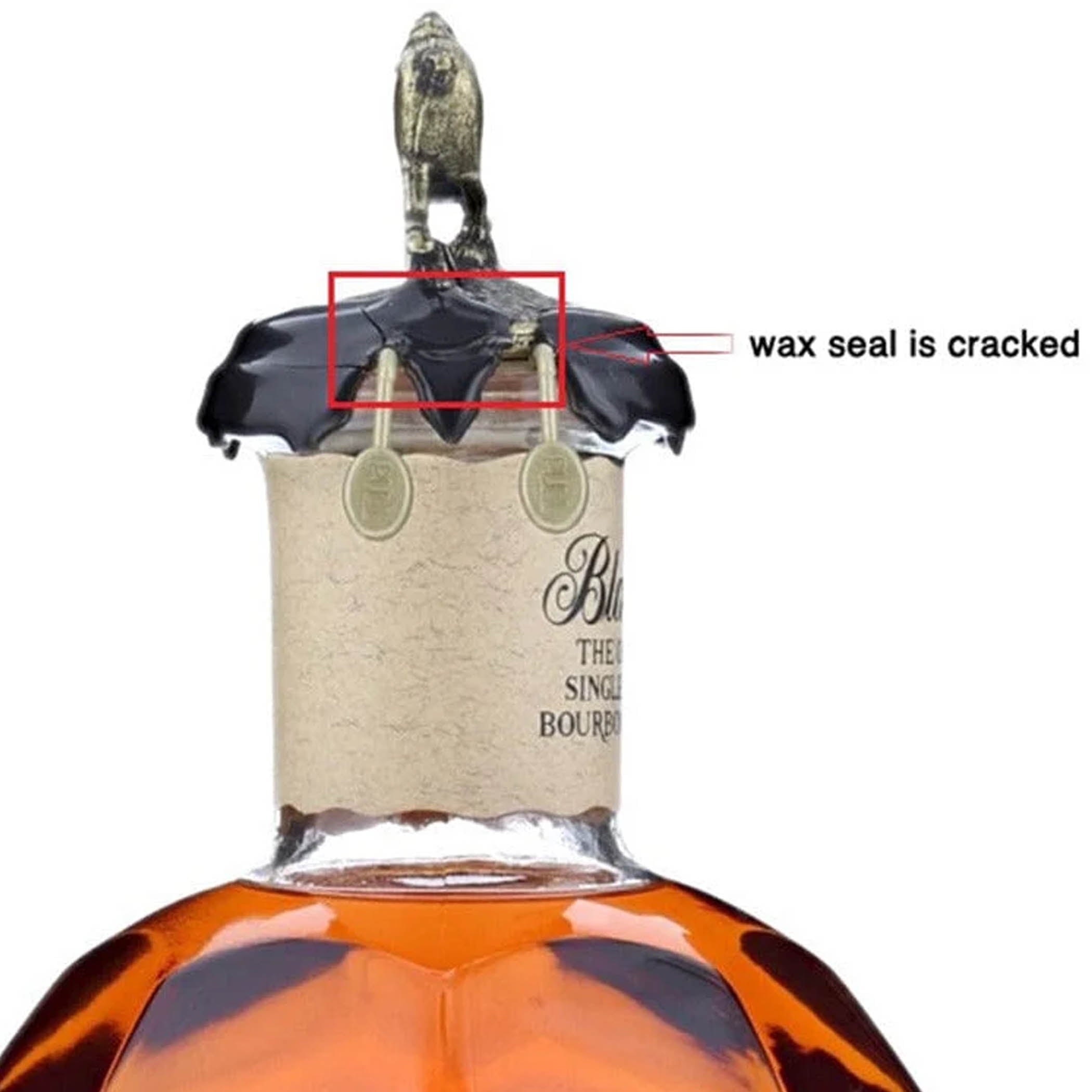 Blanton's Single Barrel Bourbon Broken Seal 750 mL
