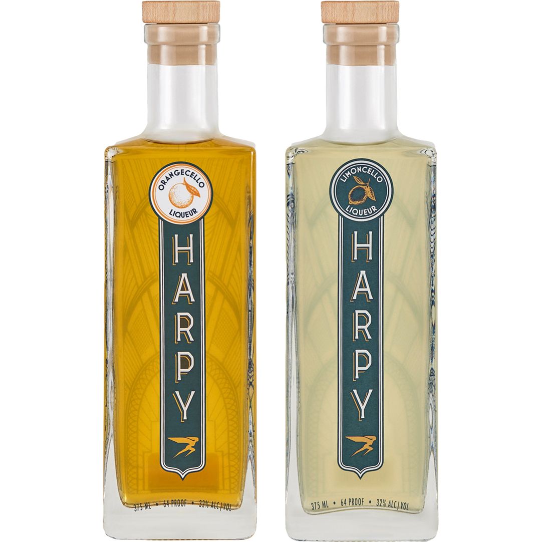 Harpy Limoncello & Orangecello 375 mL Value Bundle