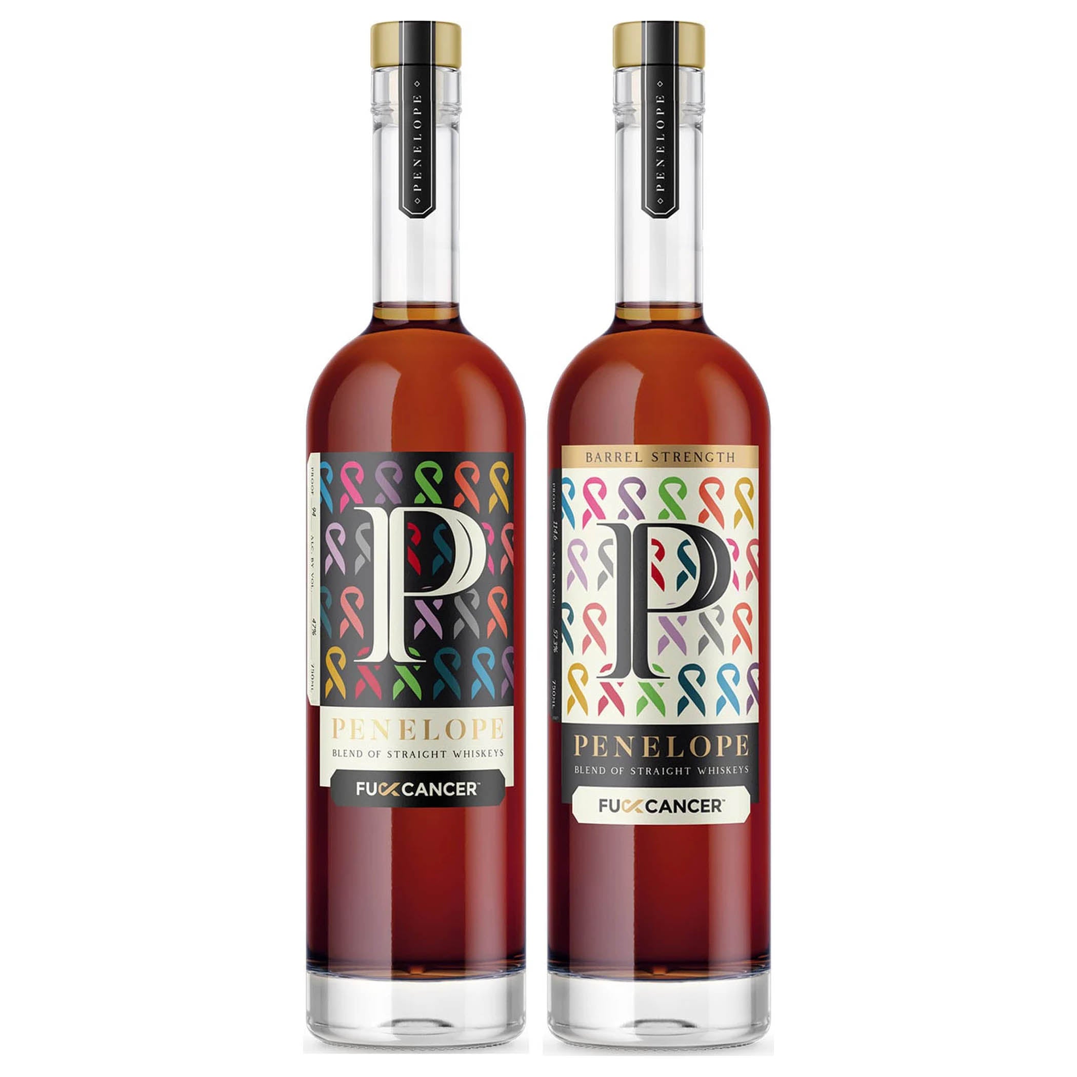Penelope F*ck Cancer 2025 Bourbon & Barrel Strength Value Bundle 750 mL