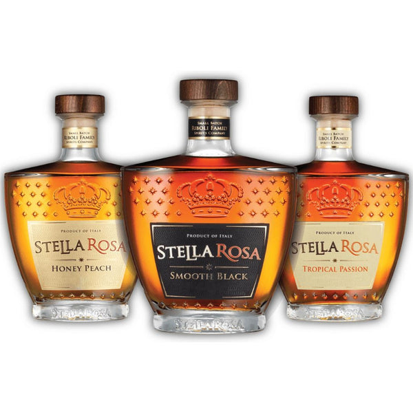 Stella Rosa Honey Peach, Smooth Black, & Tropical Passion Value Bundle