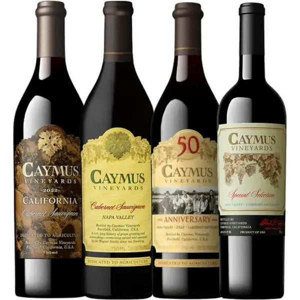 Caymus California, Caymus 2021, Caymus 50th Anniversary, & Caymus Special Selection Value Bundle
