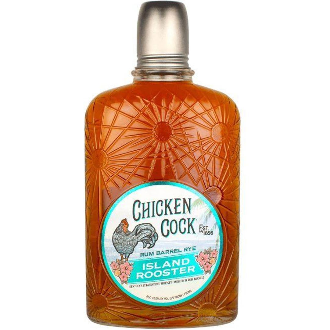 Chicken Cock Island Rooster Rum Barrel Rye Whiskey 750 mL