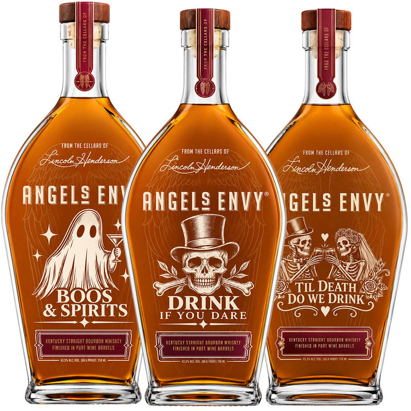 Buy Engraved Halloween Angel's Envy Bourbon Whiskey 750 mL Online