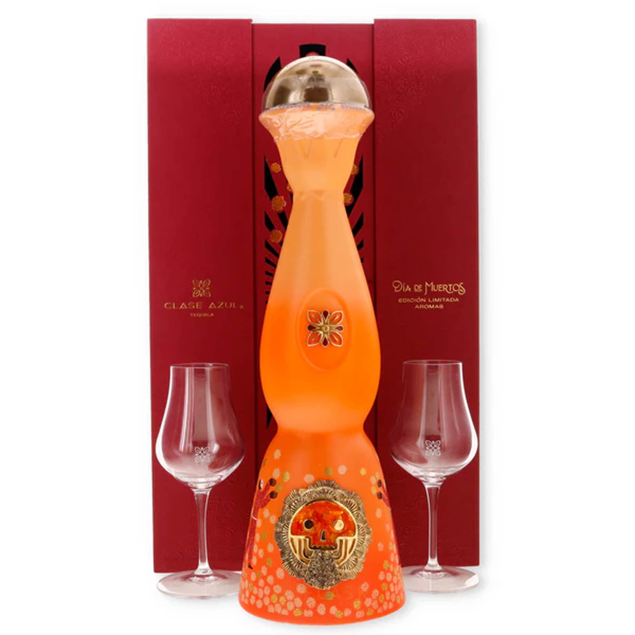 Clase Azul Tequila Día de los Muertos Limited Edition Aromas 2023 with Glasses Set