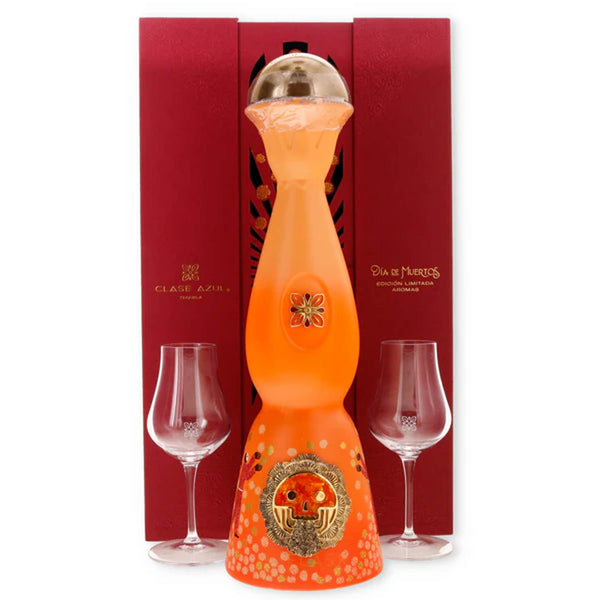 Clase Azul Tequila Día de los Muertos Limited Edition Aromas 2023 with Glasses Set