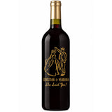 Custom "First Dance" Engraved Wine Bottle 750 mL