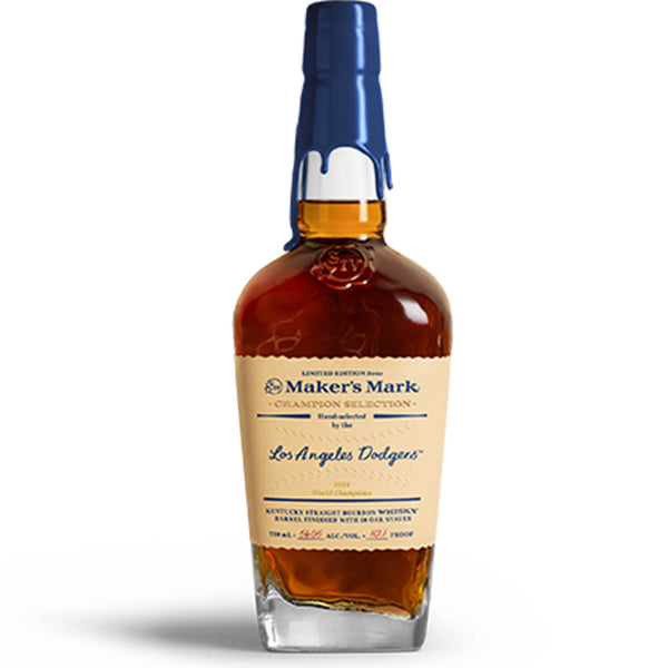 Maker's Mark Bourbon Whiskey Dodgers Edition 750 mL