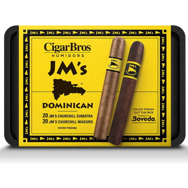 CigarBros X JM's 40 Premium Cigars Set + Personal Humidor