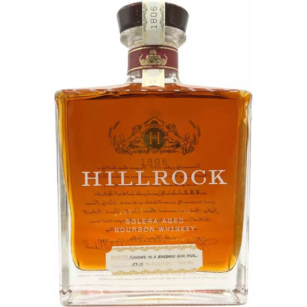 Hillrock Solera Aged Bourbon Barbados Rum Finish 750 mL