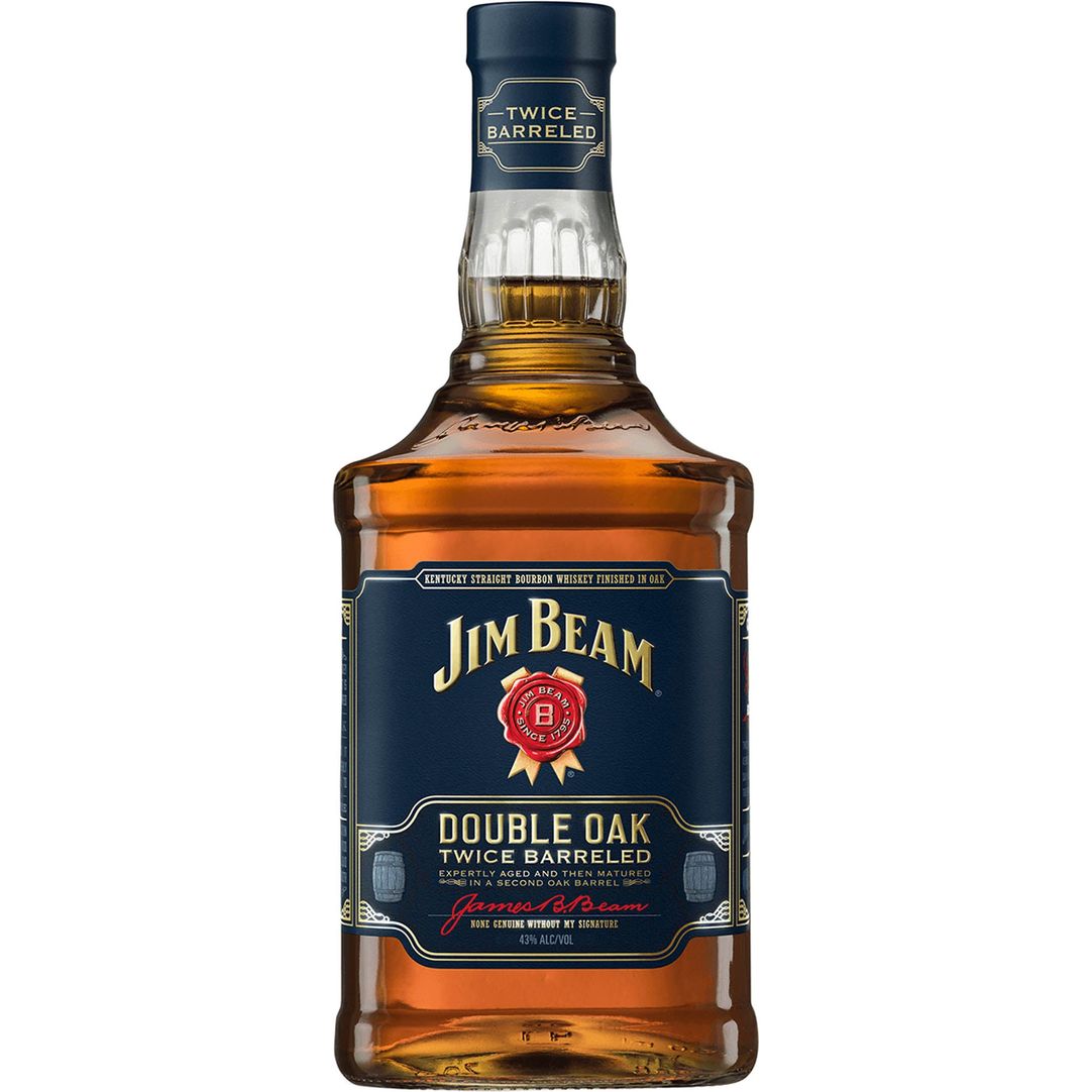 Jim Beam Double Oak Bourbon Whiskey 750 mL