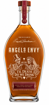 Engraved Halloween Angel's Envy Bourbon Whiskey 750 mL
