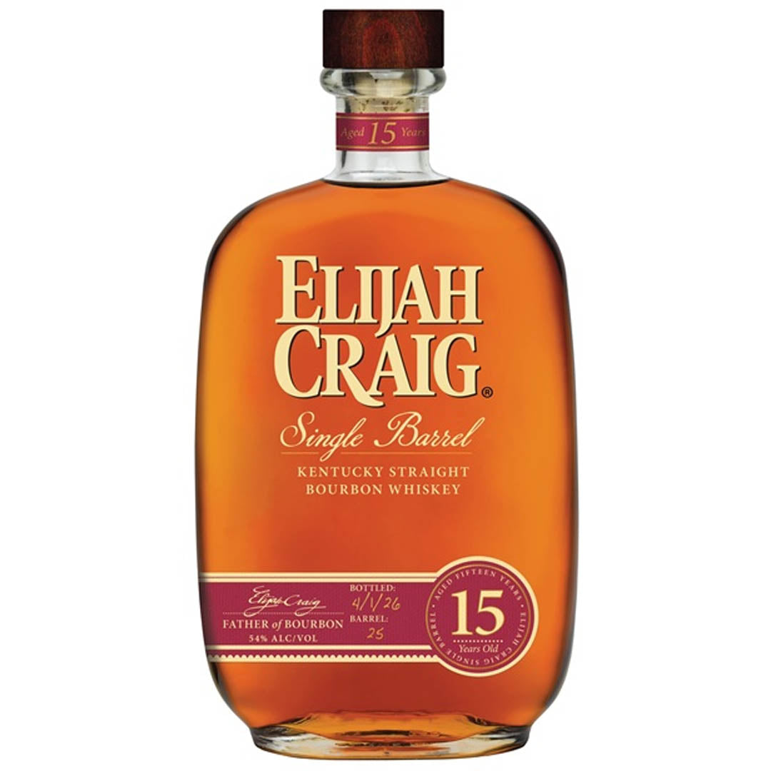 Elijah Craig 15 Year Bourbon Whiskey 750 mL