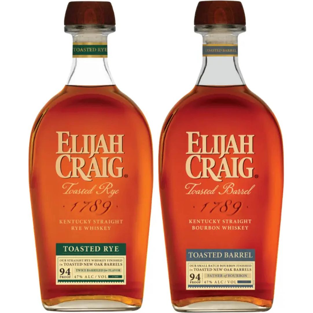 Elijah Craig Toasted Bourbon & Rye Value Bundle 750 mL