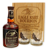 Eagle Rare 101 Proof 10 Year Lawrenceburg Gift Set w/2 Glasses (1982 Release) 750 mL