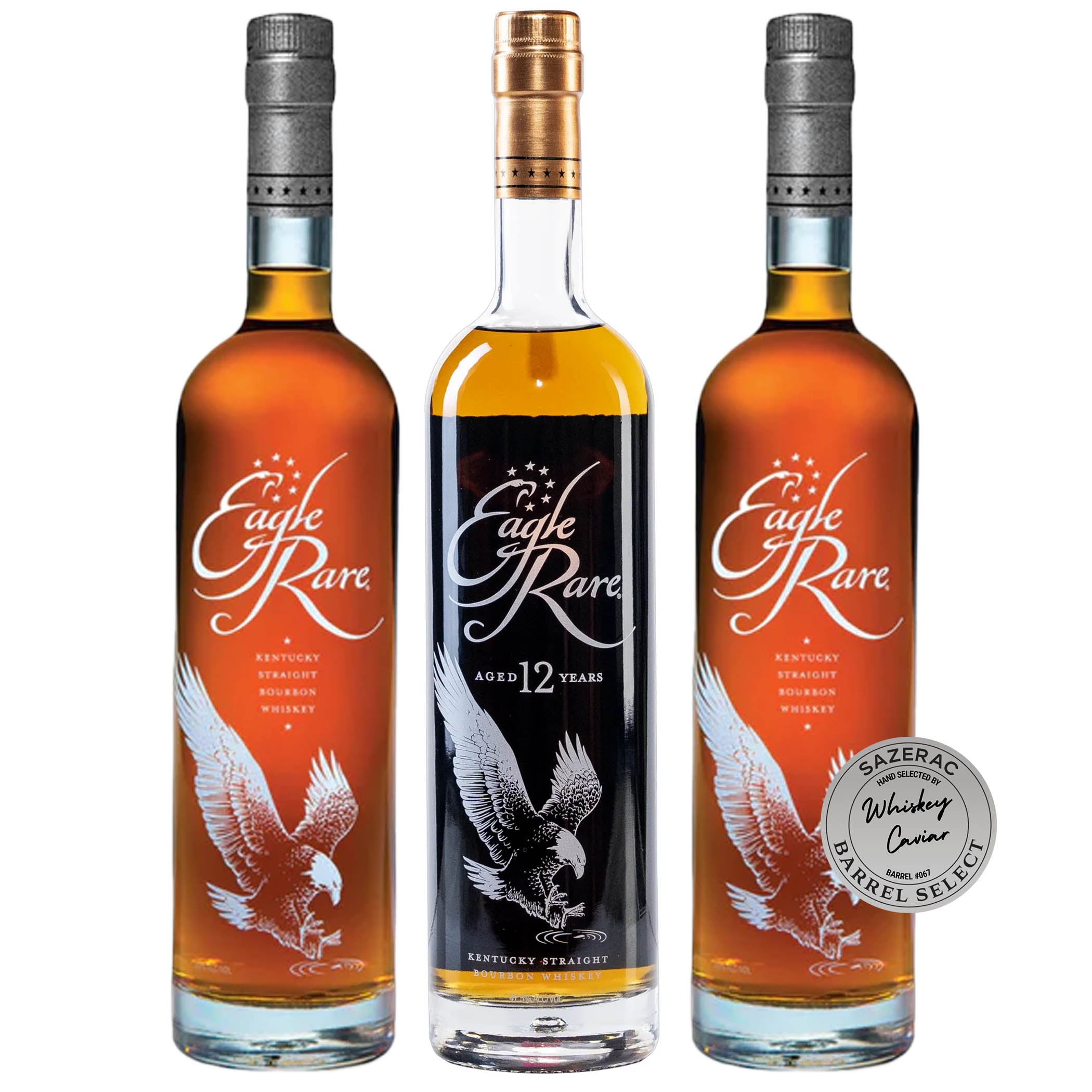 Eagle Rare 10 Year, Eagle Rare 12 Year, & Eagle Rare 