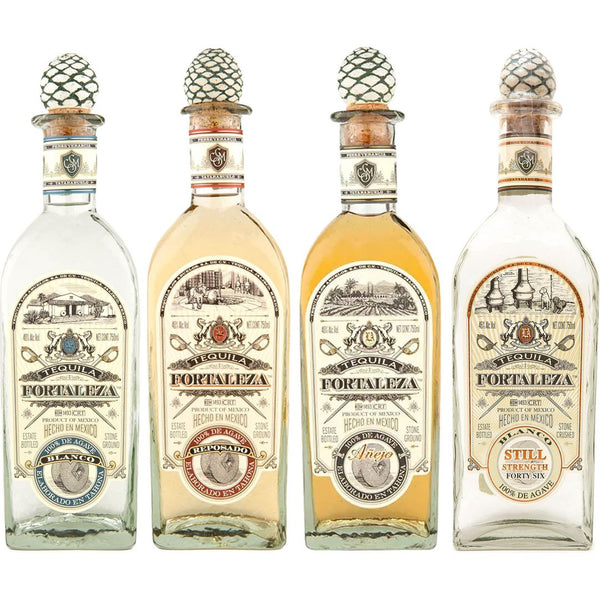 Fortaleza Blanco, Reposado, Anejo, & Still Strength Tequila Value Bundle