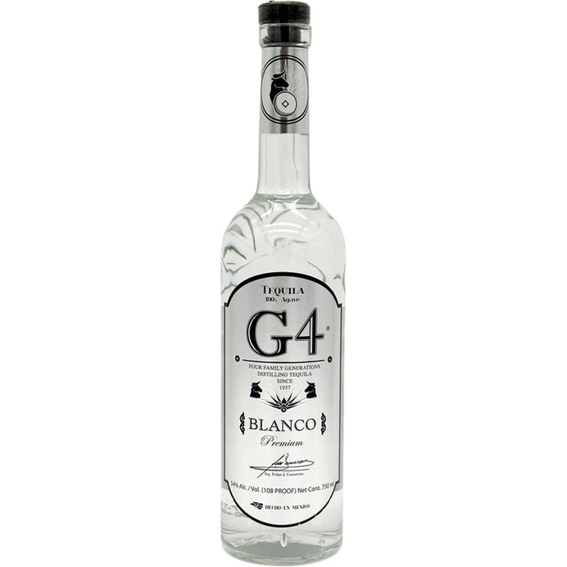 G4 Blanco Tequila 108 Proof 750 mL