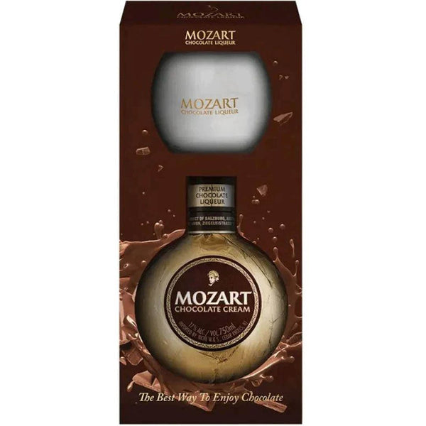 Mozart Chocolate Cream Liqueur Gift Set 750 mL